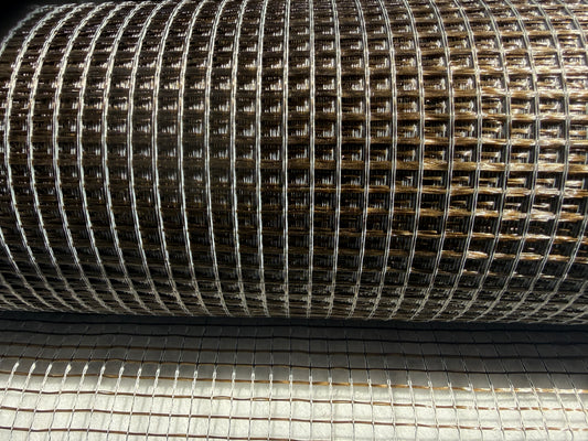 Basalt Fiber Grid 110 g/m², Polymer Coating, 7x6 mm, Width 1 m, Roll 50 m²